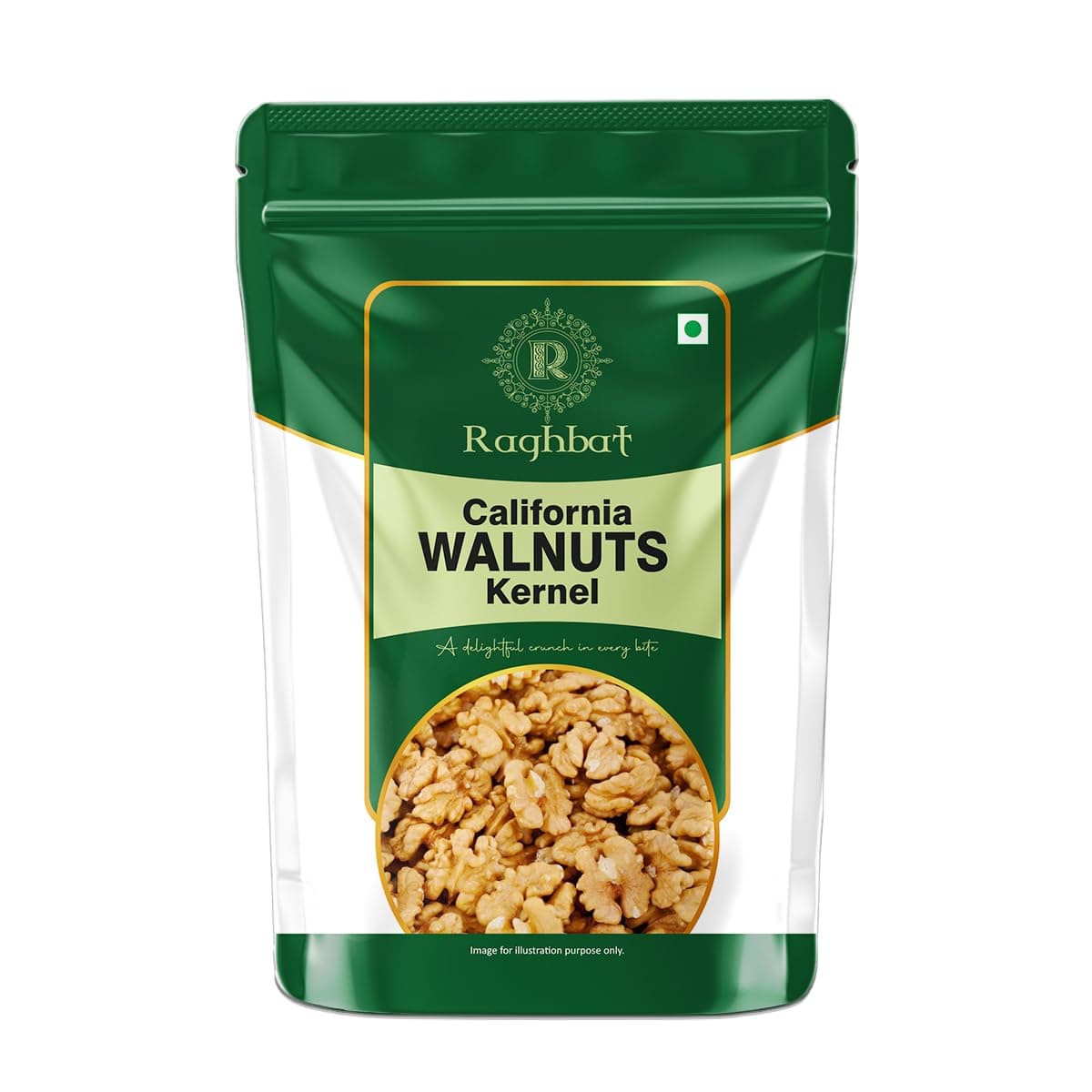 Raghbat 100% Clean and Natural Akhrot 250g | Walnuts without Shell | Natural Kashmiri Walnut Kernels | | Rich in Protein, Iron & Antioxidants | Premium Akhrot | Rich Source of Omega-3