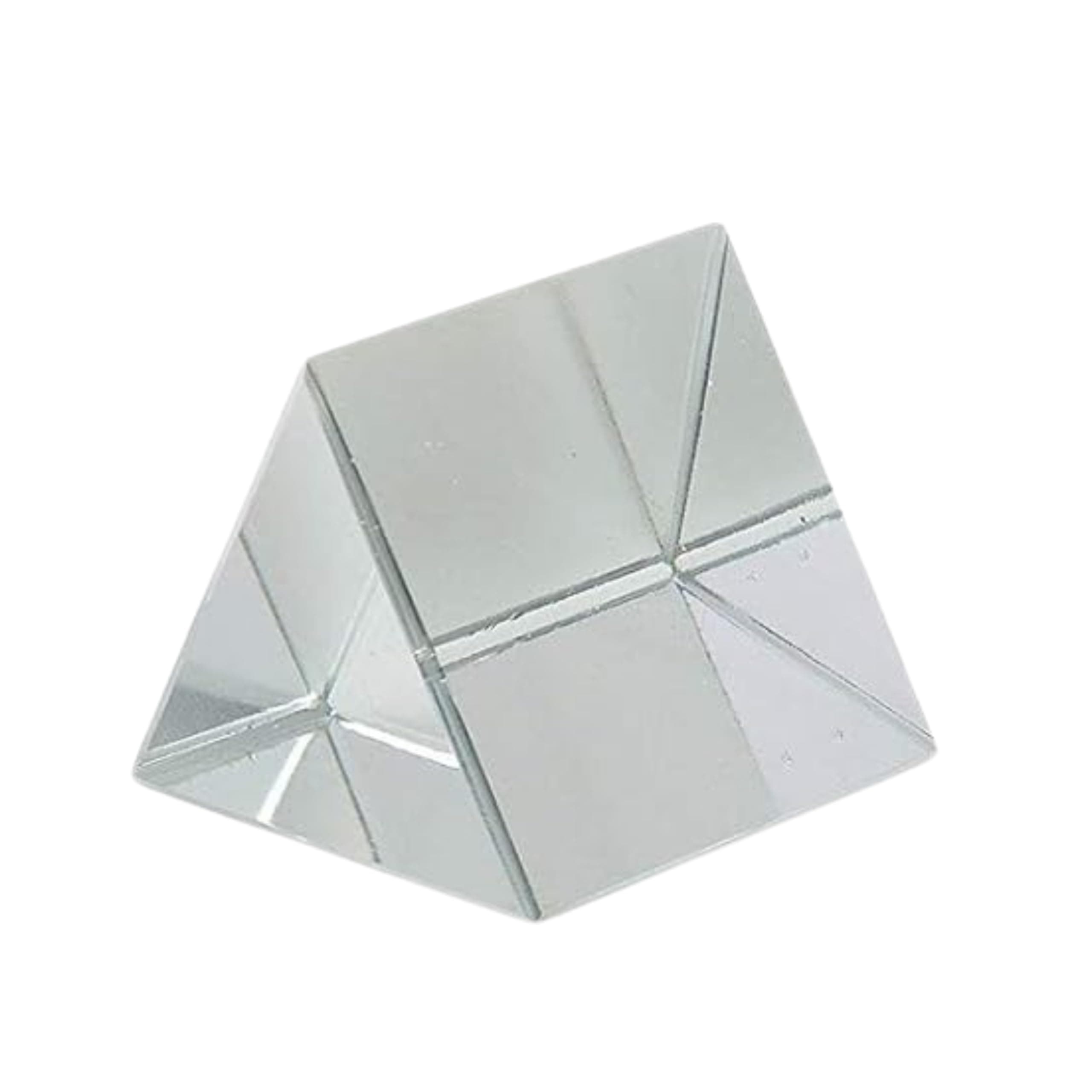 ERH India Glass Prism DIY Prism for Student Size 50x 50x 50x Science Experiments Physics Teaching Light Spectrum Best for Student - Pack of 1