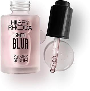 Hilary Rhoda Smooth Blur Primer Serum for face | Pore Minimizer | Niacinamide Infused | Hydrating Makeup Primer | Smooth & Glowing Skin | (Rose Shade 01) - 30ml