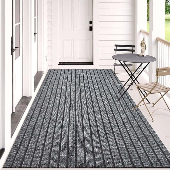 amazelo cart Anti Slip Door Mat, Floor Mat for Living Room with Anti Slip Backing, Anti Skid Door Mats for Home, Kitchen, Entrance, Hospital, Bathroom Mat [Size 2x13 feet, Color Grey]
