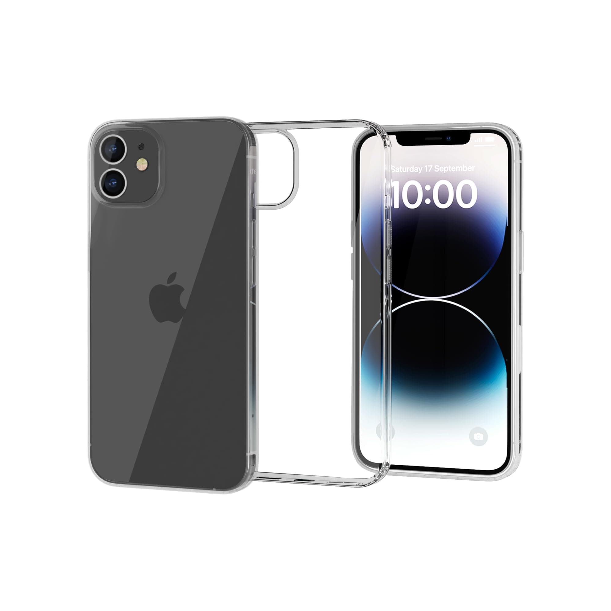 amazon basics Ultra Hybrid Back Cover Case for iPhone 12 and iPhone 12 Pro (TPU + Poly Carbonate | Crystal Clear)