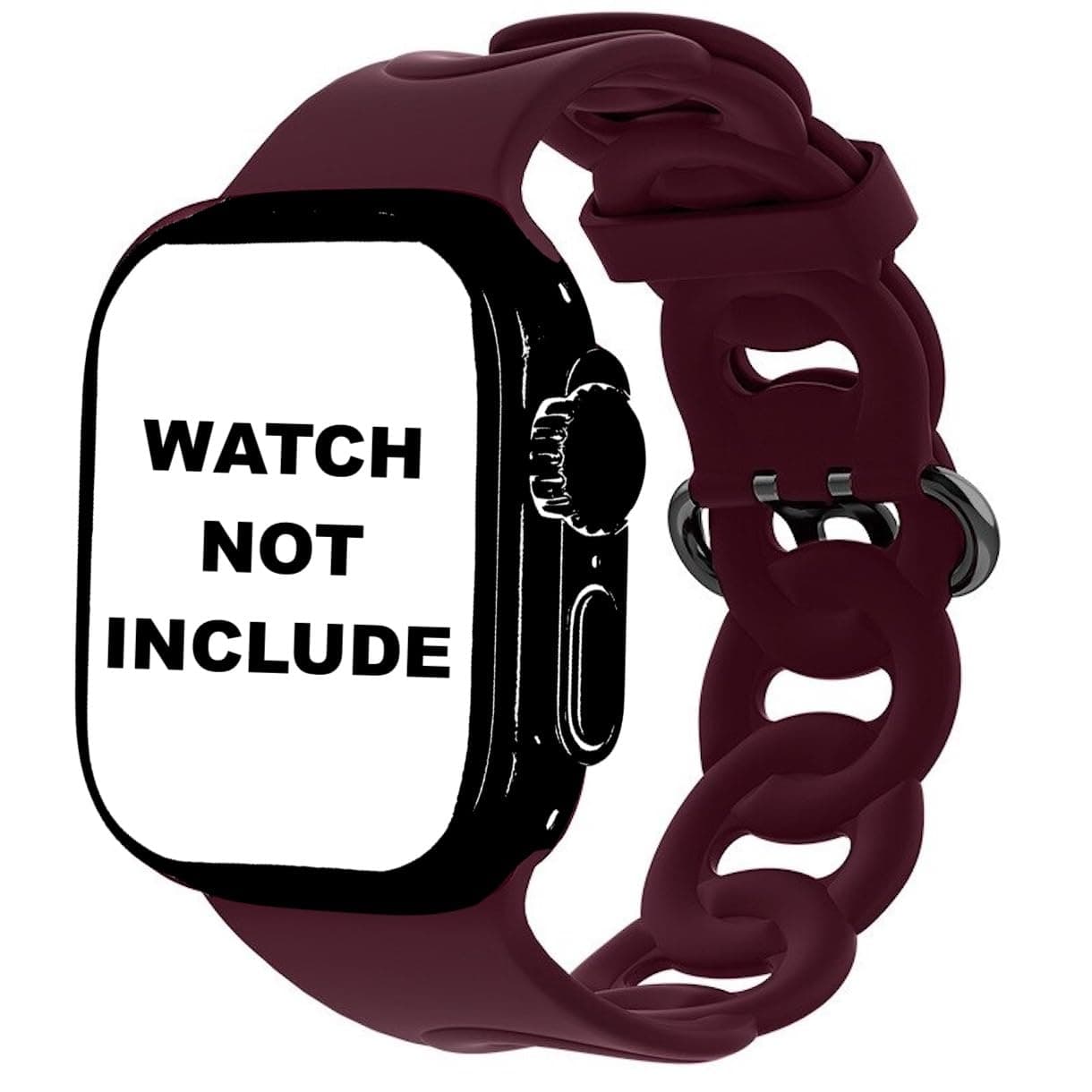 YODI Watch Strap Band For Apple iWatch 49mm/45mm/44mm/42mm/41mm/40mm/38mm/Ultra SE, Replacement Soft Silicone Straps for iWatch Series 7/6/5/4/3/2/1 SE For Girl, Women (Winred, 41mm/40mm/38mm)