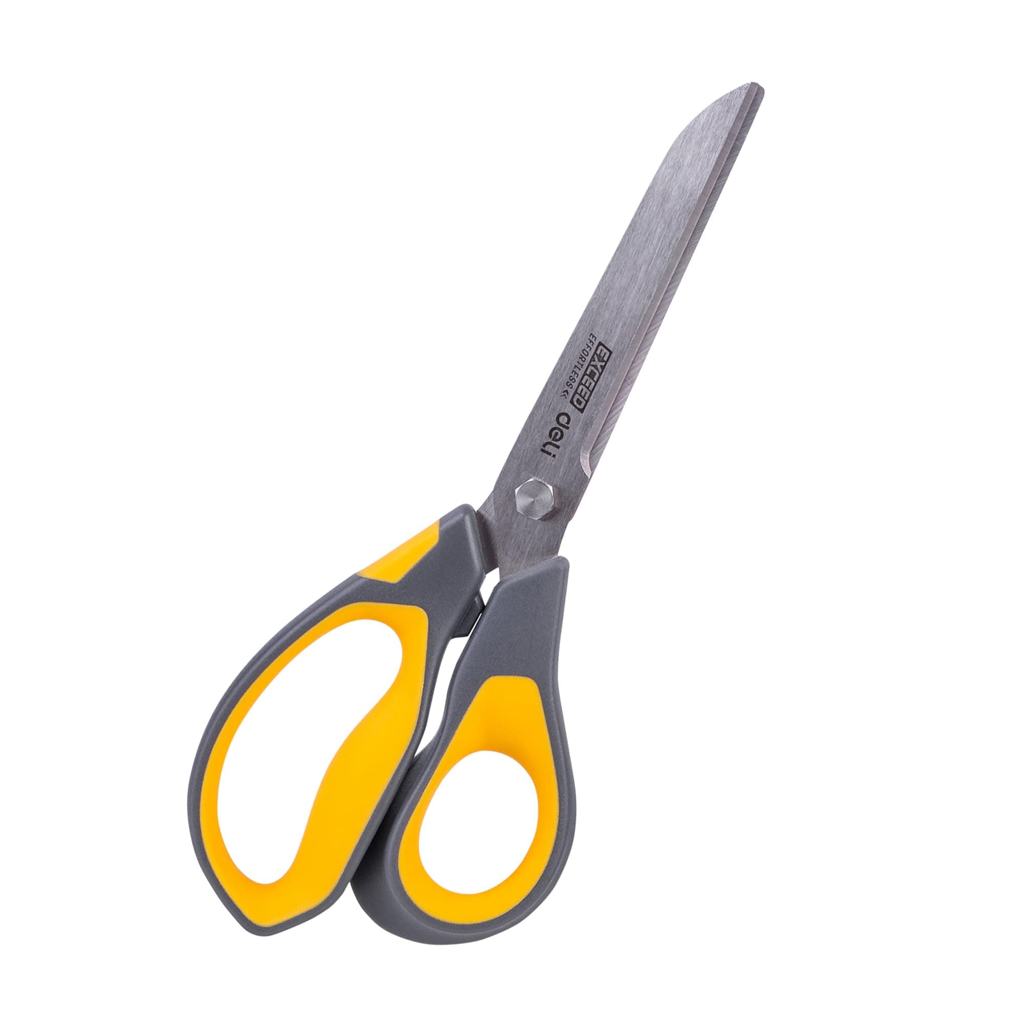 Deli E77762 Scissor | 210mm Polished Blade Metal Scissor | Ideal for Office, Home & School Use (Pack of 1)
