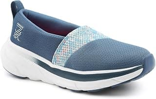 Liberty Leap7x CANBERRA1E Sports Non Lacing Walking Shoes for Women with EVA Sole | Suitable for Jogging Gym | Memory Foam Insole | Comfortable Footbed | Lightweight and Shock Absorption