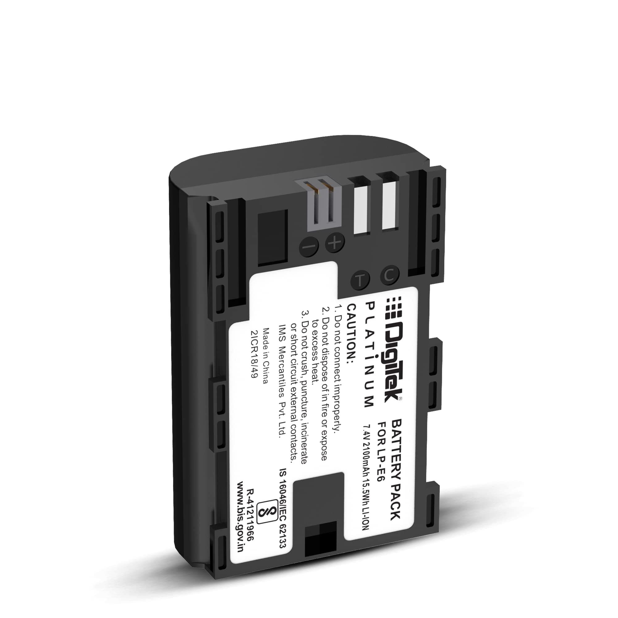 Digitek LP-E5 Camera Battery (PlatinumLPE6)