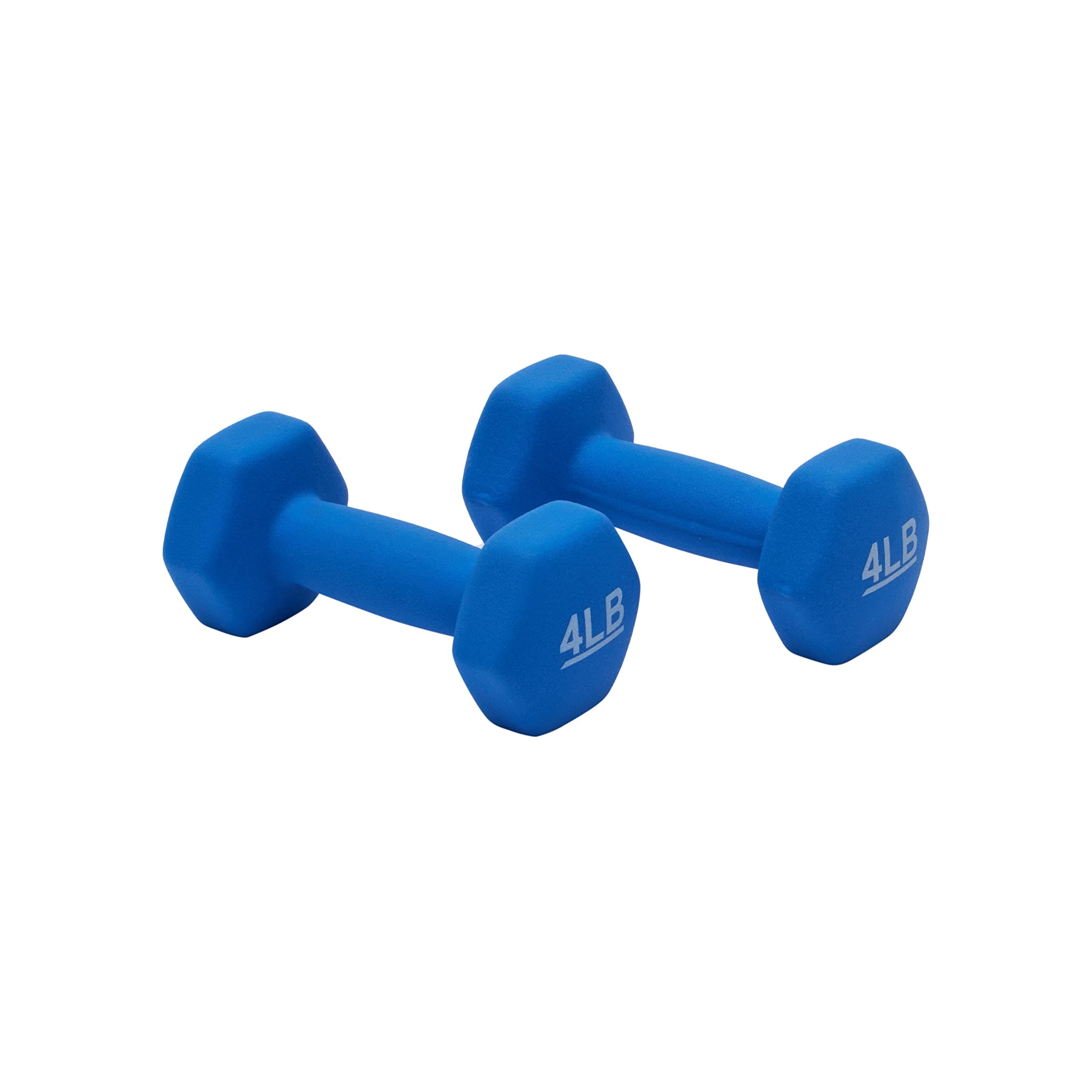 amazon basics Neoprene Dumbbells, Set Of 2, (1.8 Kgs Each ), Blue