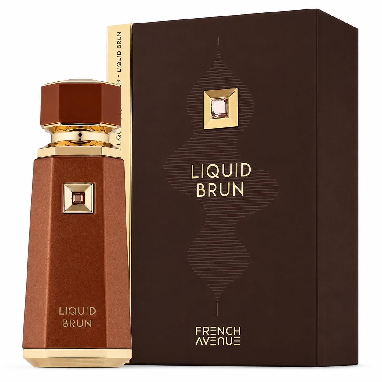 French Avenue Liquid Brun Eau de Parfum for Men 100ml | Vanilla,Orange Blossom & Musk | Premium Perfume for Man