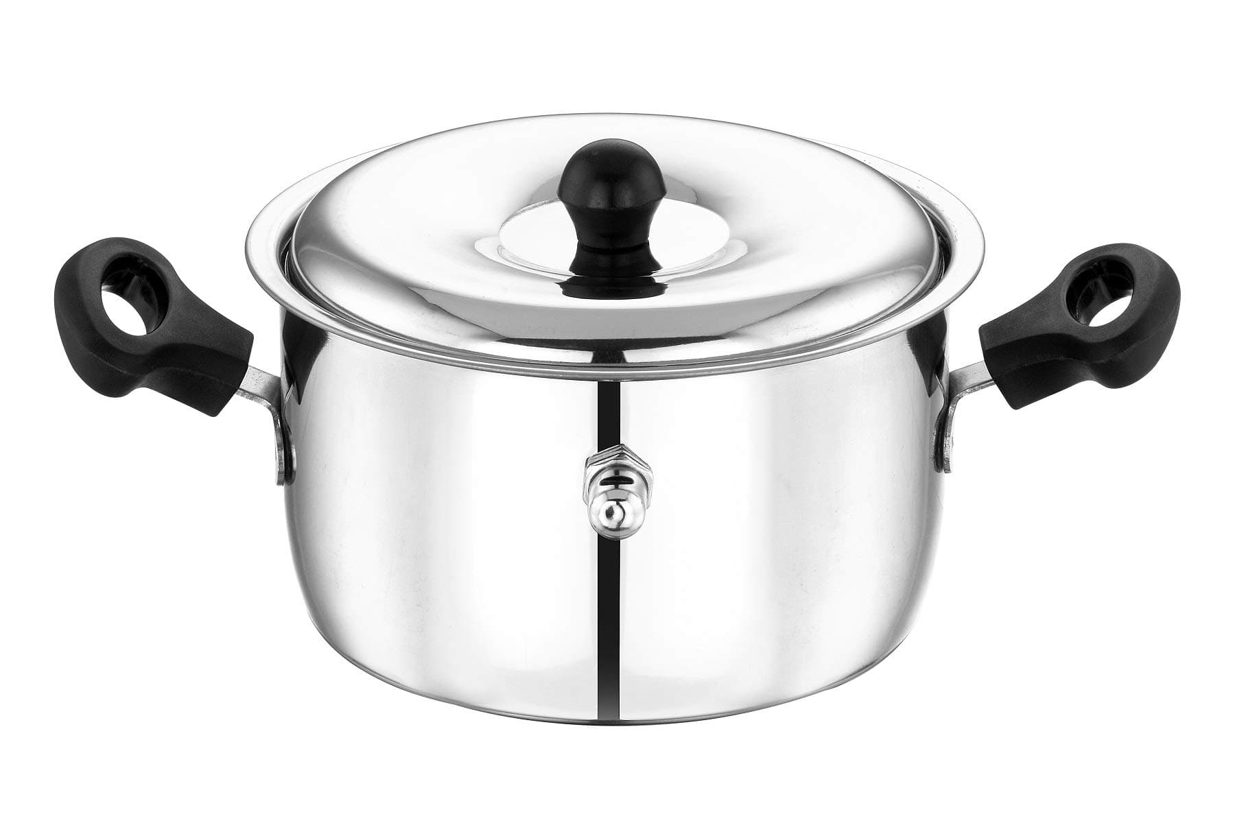 SOWBAGHYA Stainless Steel Milk Boiler (1 Litre), Silver |Dishwasher Safe | Compatible for Both Gas Stove and Induction Cooktop |