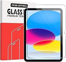 Robustrion Tempered Glass for iPad 11th Generation (A16) / iPad 10th Generation Screen Protector Guard for iPad 11th Gen 11 inch / 10th Gen 10.9"