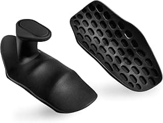 Weight Lifting Hand Grips (Black) Rubber Palm Protector for Heavy Lifting, Anti-Slip Workout Grips for Gym Training, Powerlifting, Dumbbell, Deadlift, Bar Pull Up Grippers for Men & Women