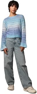 ONLY Women's Acrylic Blend Classic Round Neck Sweater