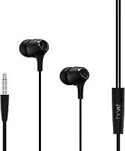 boAt Bassheads 95 Wired in Ear Phones,10Mm Drivers,Signature Sound,in-Line Microphone,Integrated Controls,Snug Fit,Lightweight,Voice Assistant,120Cm Cable & 3.5mm Jack (Active Black)
