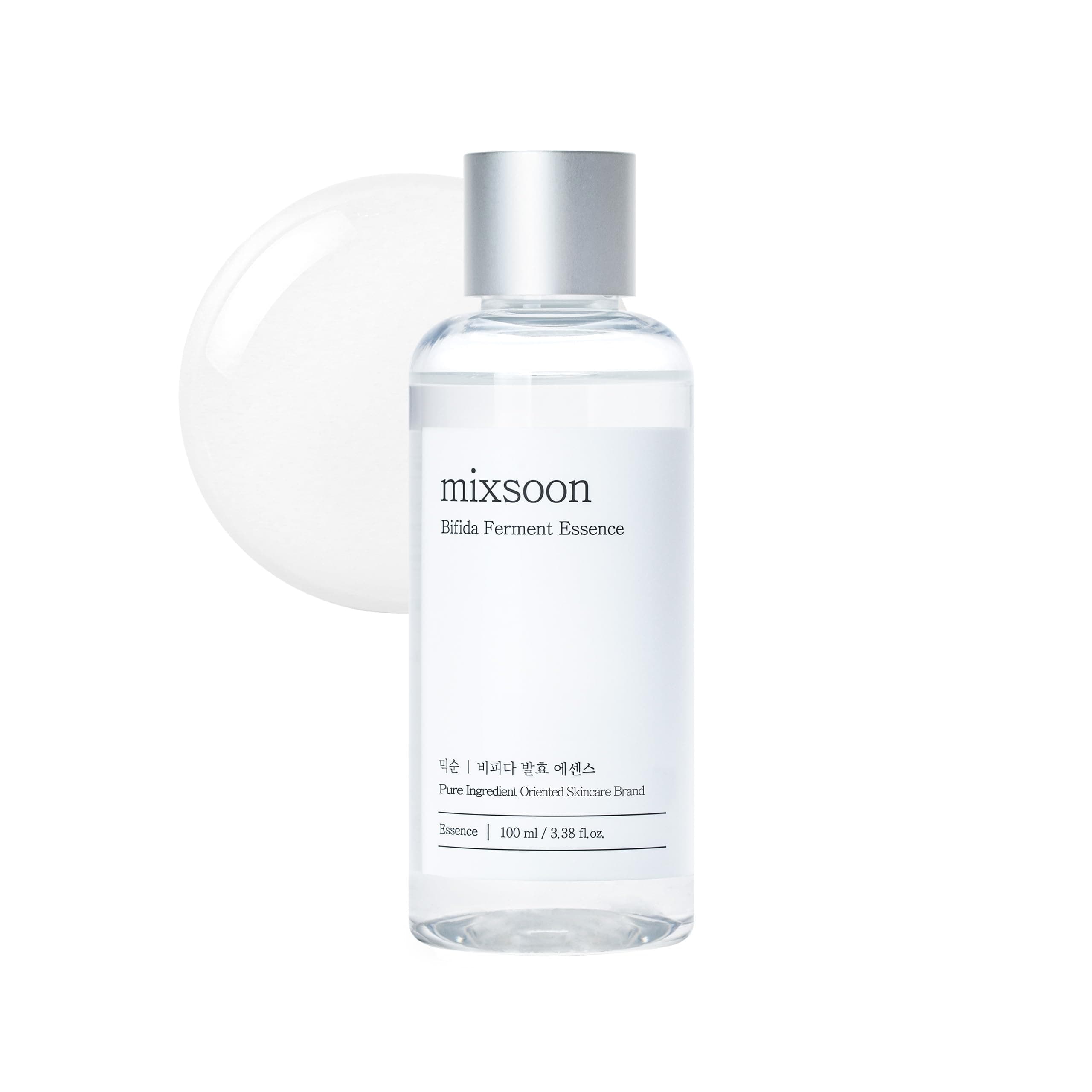 mixsoon Bifida Ferment Essence (100ml) Korean Face Serum, Hydrating & Skin-Repair Essence with Bifida Ferment, Niacinamide, Deep Moisture, Barrier Strengthening, Helps Improves Texture, Radiance & Elasticity for All Skin Types