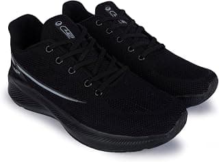 LANCER Mens BOSS-2BLK-DGR Black Running Shoe, 9