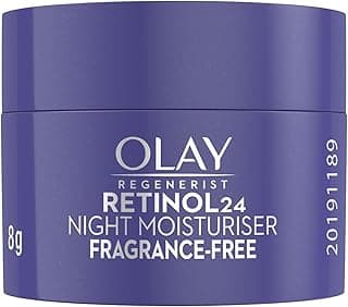 Olay Retinol Night Cream- Mini |with Retinol & Niacinamide |Wake up to plump and bouncy skin from Day 1 |Suitable for Normal, Dry, Oily & Combination skin |8 gm