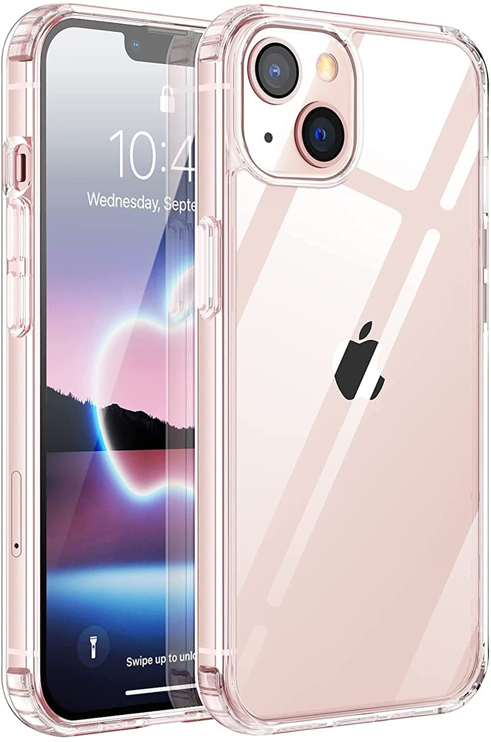 Amozo Back Cover Case for iPhone 13 Mini (Polycarbonate|Transparent)