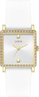 GUESS Square 28mm White Dial Analog Women Watch - U1369L1M
