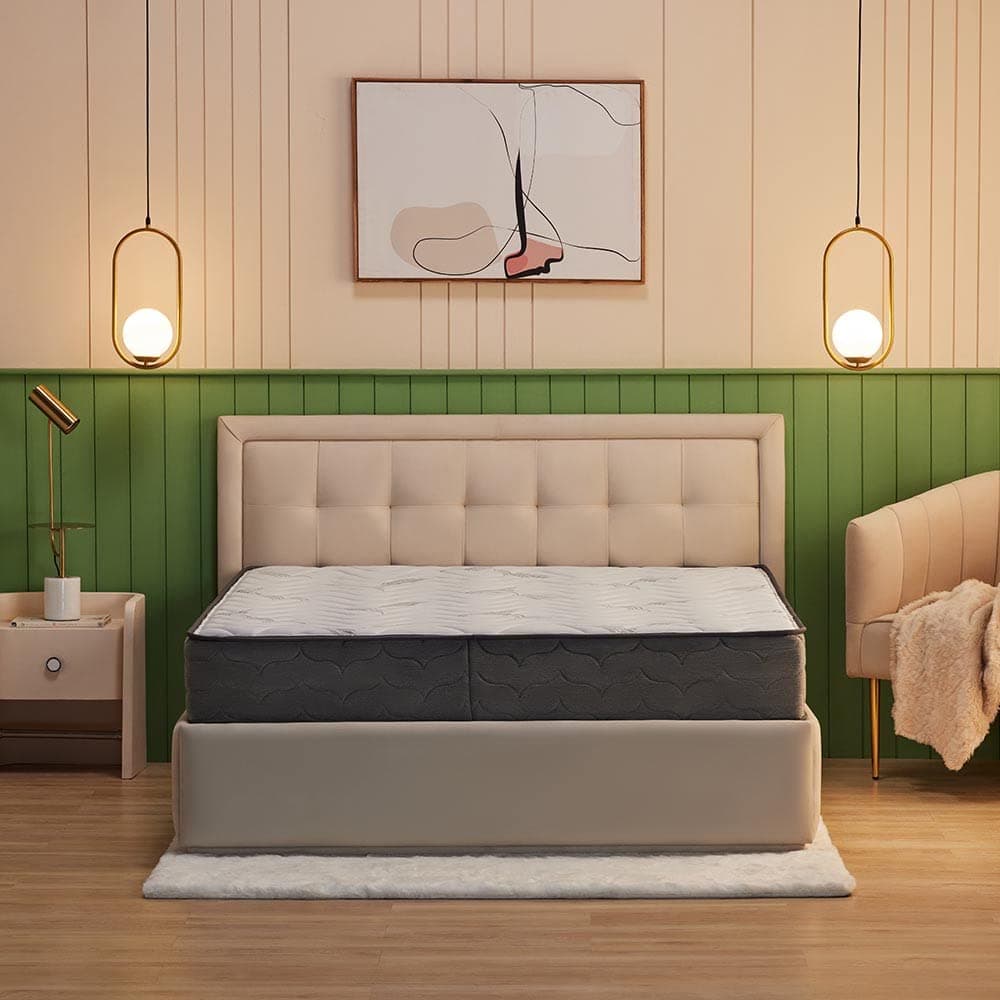 Wakefit Elevate Pocket Spring Mattress with Memory Foam | 10 Years Warranty | Mattress Queen Bed, 6-Inch Bed Mattress, Queen Size (78x69x6 Inches, Medium Soft & Bouncy)