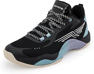 Red Tape Men's Sneakers Blue White Mesh Pu Round Toe Lace-Up