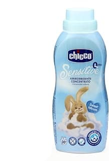 Chicco Baby Fabric Softener with New Odour Elimination Technology, Keeps Clothes Gentle, Fresh & Fragnant, Dermatologically Tested, Sweet Talcum (750ML)