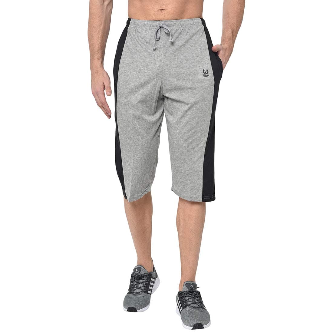 Mack Jonney Cotton Blended Regular Fit 3/4th Capri for Men