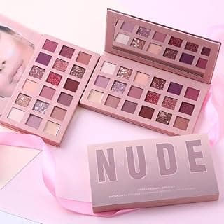 Nude Edition Eyeshadow 18 Color Palette,Shades for Eye Makeup Matte & Shimmery Finish
