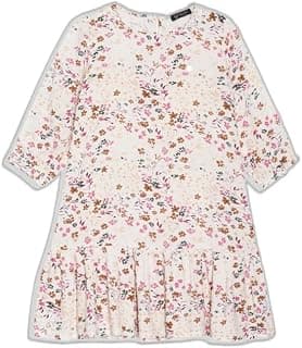 Allen Solly Girls' Cotton Blend Dress | Soft Comfortable Feel | Casual Frock | Party & Everyday Wear