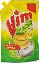 Vim Lemon Dishwash Liquid Gel - 140ml Pouch