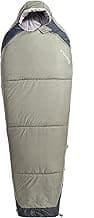 TRIPOLE Zanskar Army Sleeping Bag with Fleece Lining for Cold Weather Trekking and Travelling | 6'2" Height Mummy Shape | Water Repellent | 3 Year Warranty (-15 °C Green)