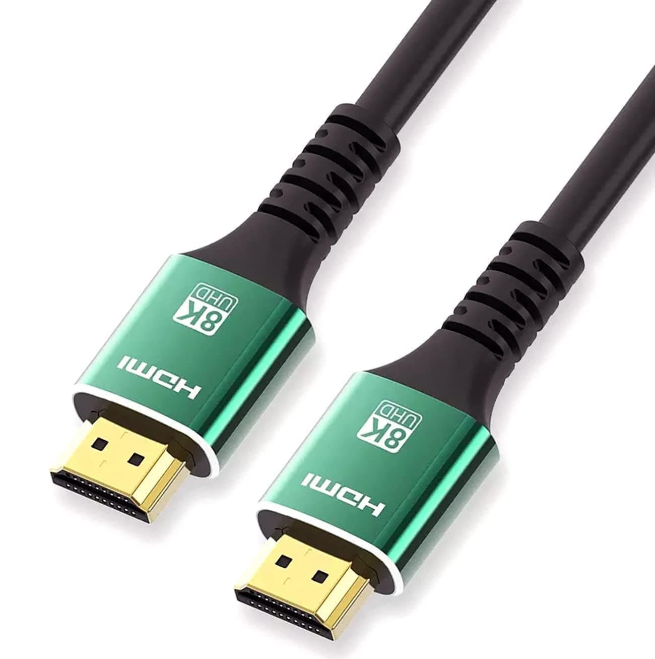 ETZIN 1.5m 8K Ultra HD HDMI Cable ARC HDMI 2.1 Cable, High-Speed HDMI Cord 48Gbps 8K@60Hz, 4K@120Hz Dolby Atoms (HDCP 2.2&2.3, 3D, HDR10) for Soundbar. (8K 1.5M) EPL-1148CC, Black