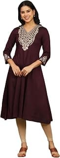 W for Woman Zari Embroidered Anarkali Kurta