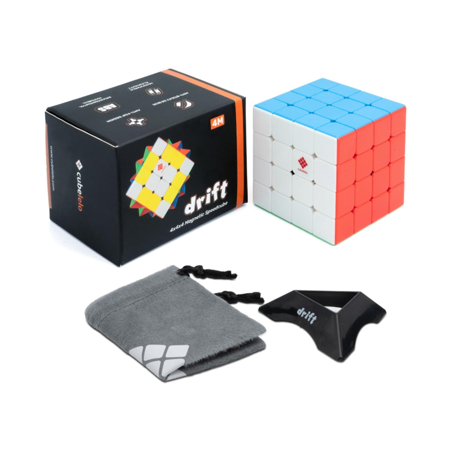 Cubelelo Drift 4M 4x4 (Magnetic) Speed Cube | AKA Revenge Cube | Combines Smoothness, Stability and Durability | Toys for Kids Ages 7-14 Boys Girls and Adults All Ages | 4x4x4 Puzzle Speedcube Toy