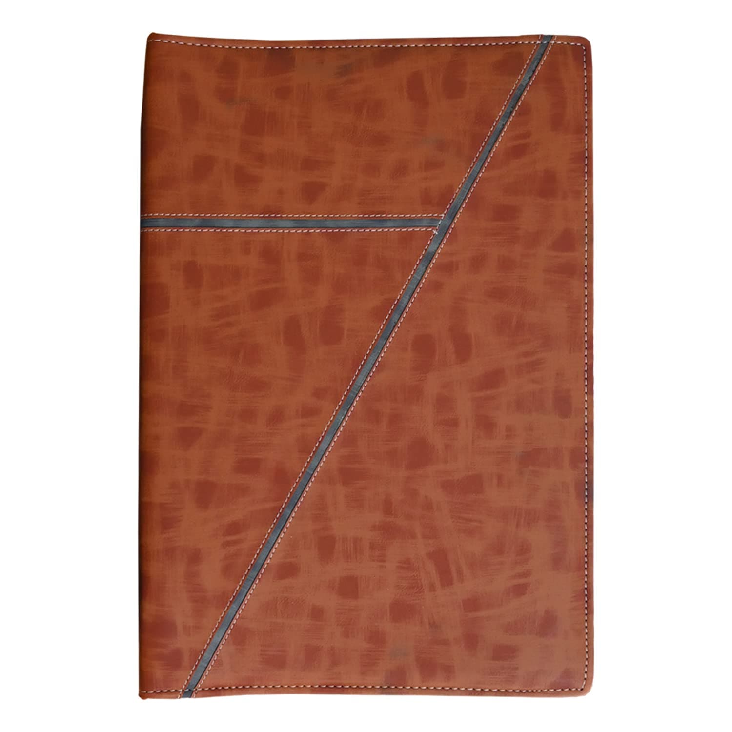 True-Ally Portfolio File Folder FS / A4 Size 4D Ring Binder Document Holder with 20 Premium 200 Micron Sheet Protector Sleeve for Office, Home, Banks, Professionals (Brown)