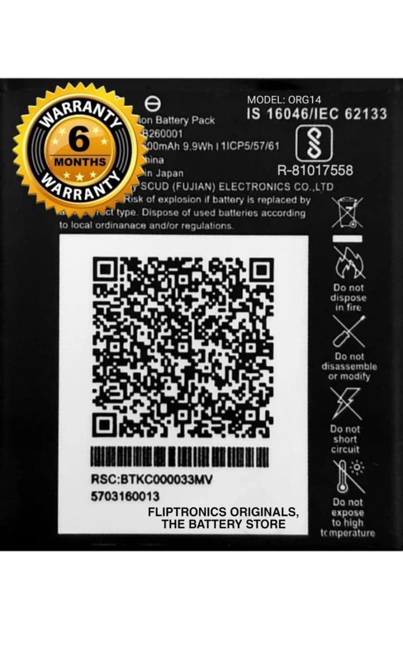 Original MFB260001 Battery for LYF JQ10 U19 Battery with 6 Month Warranty**** (S8)