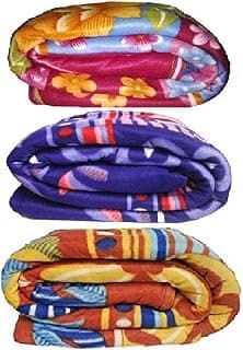 MAGIC Printed Single Fleece Blanket Set of 3