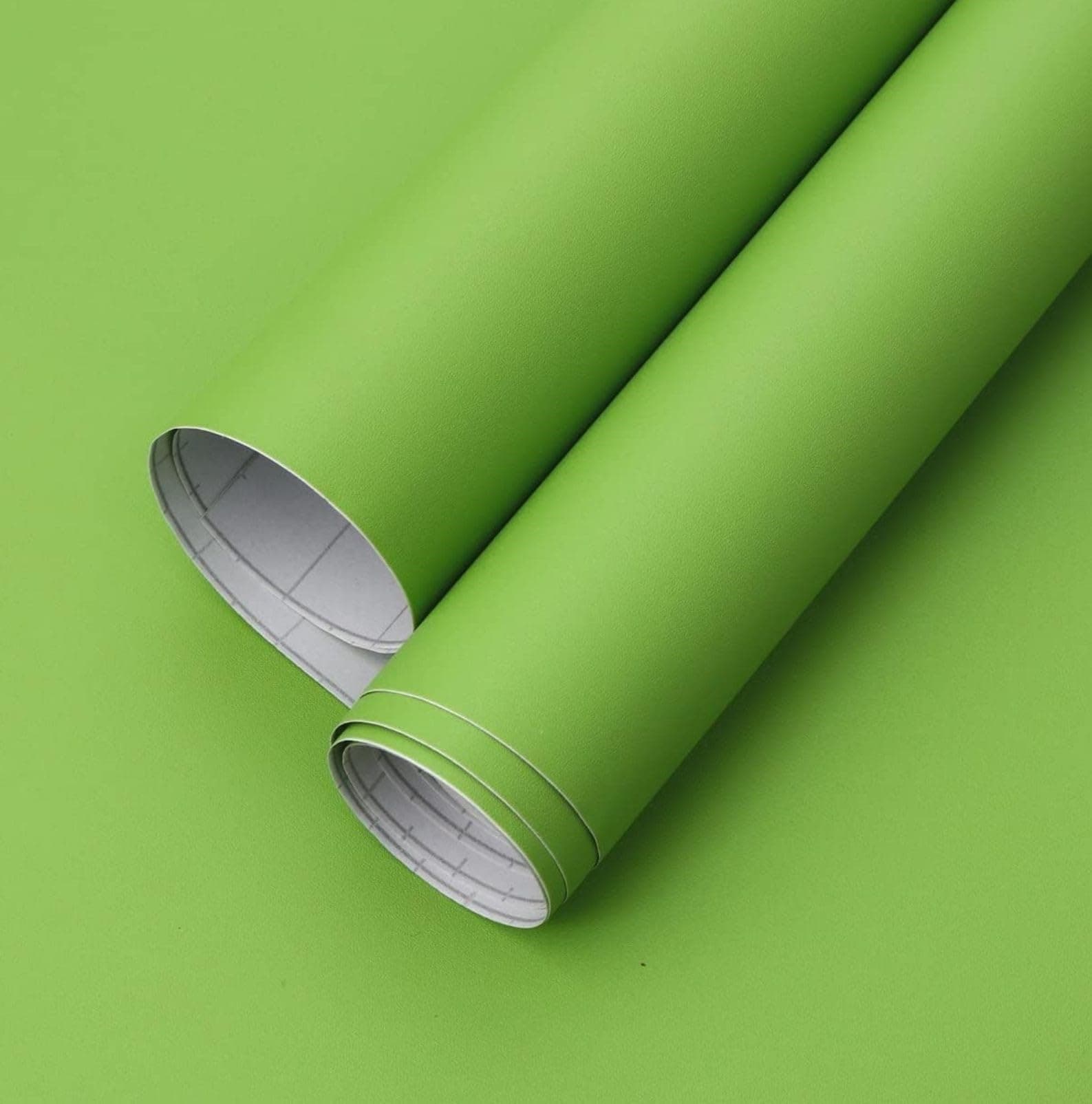 ONETON Peel and Stick Parrot Green Matte Contact Paper Waterpoof Self Adhesive Decorative Wallpaper for Wall Kitchen Wallpaper for Bedroom (Parrot GREN MATT WP, 12X50 inch)