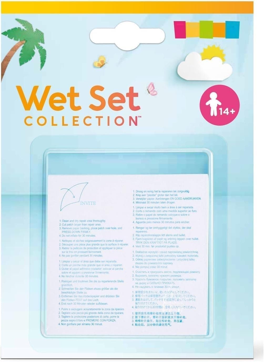 Repair Patch for Inflatable Products, Puncture Repair of PVC, Vinyl Product Plastic Repair Patch Suitable to Swimming Pool, Ring, Float, Mattress Toy.