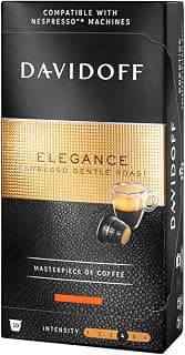 Davidoff Elegance Espresso Gentle Roast Coffee, 55 Gram, Box