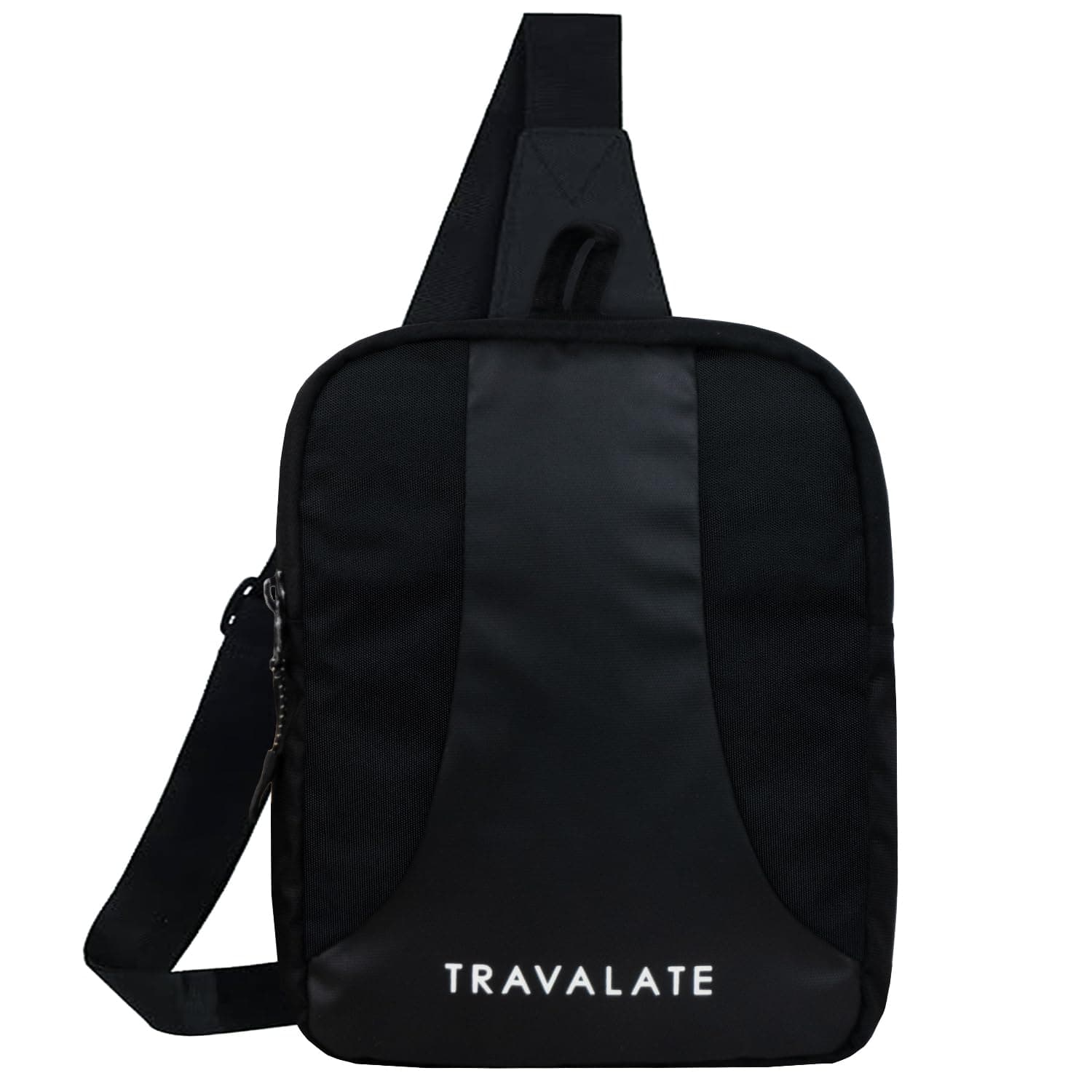 TRAVALATE Multi Pockets Crossbody Chest Bag for Men Women - Black