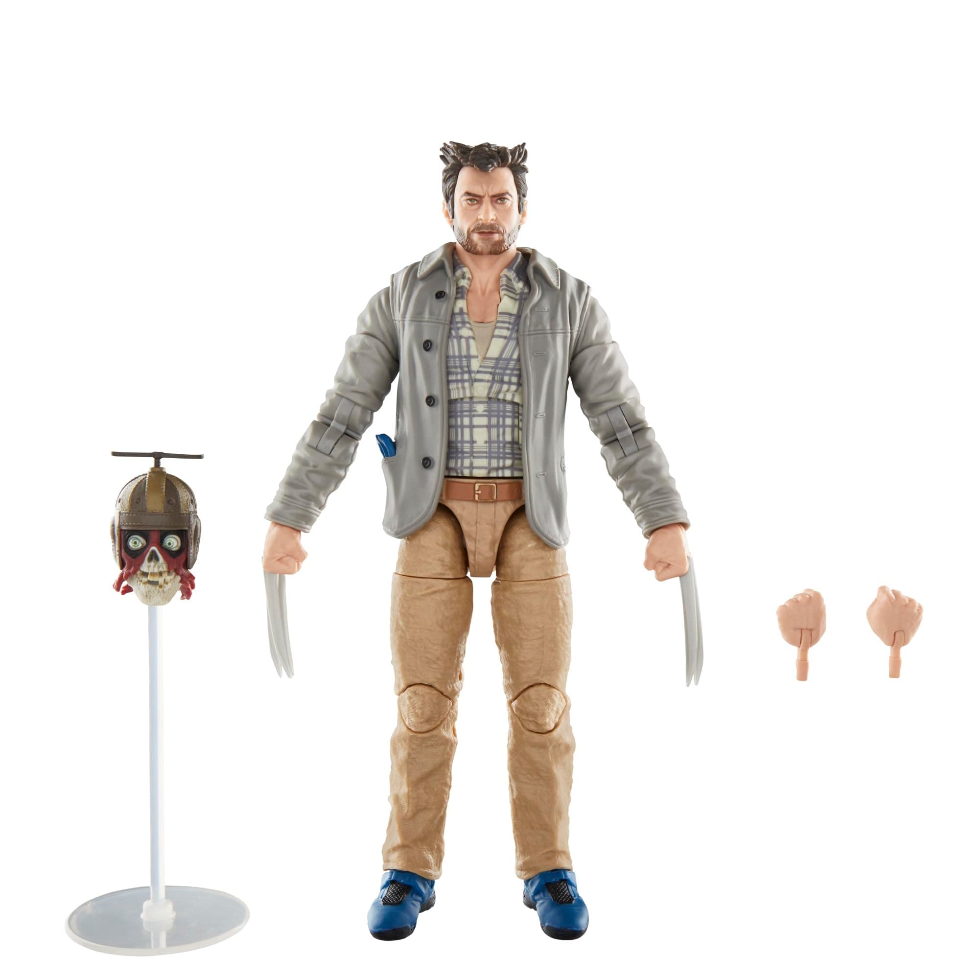 Marvel Legends Series Headpool with Marvel’s Logan, Deadpool Wolverine Collectible 6 Inch Action Figure for Adults Ages 14 and Up, Birthday Gift for Kids