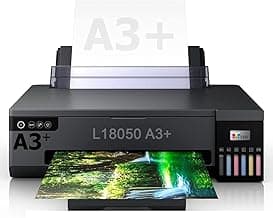 MY PRINT A3+ Borderless L18050 | WiFi Direct | 6 Color Printer | PVC Printer | Photo Printer | (with Original Ink) | with USB Cable