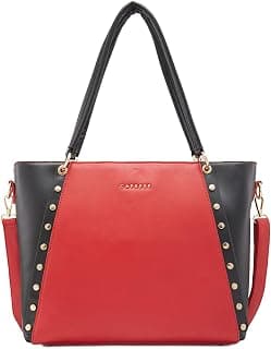 Caprese Shelby Tote Bag, Large | Stylish Handbag for Women with 17" Laptop Compartment | Detachable Sling Strap & Top Zip Closure| Perfect for Office & Daily Use