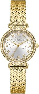 GUESS Bejeweled 32 mm Silver Dial Women Analog Watch- GW0763L2