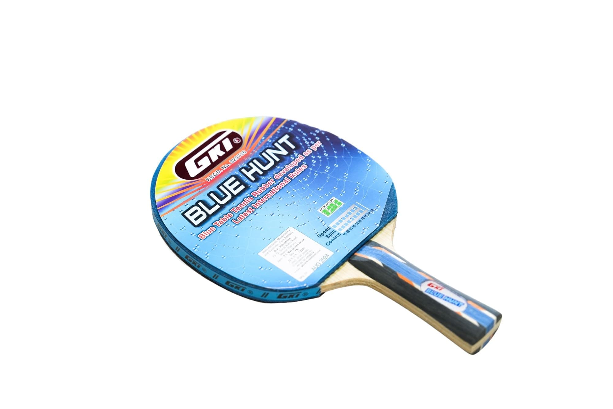 GKI Blue Hunt Tennis Racket,Speed 92, Spin 90, Control 96