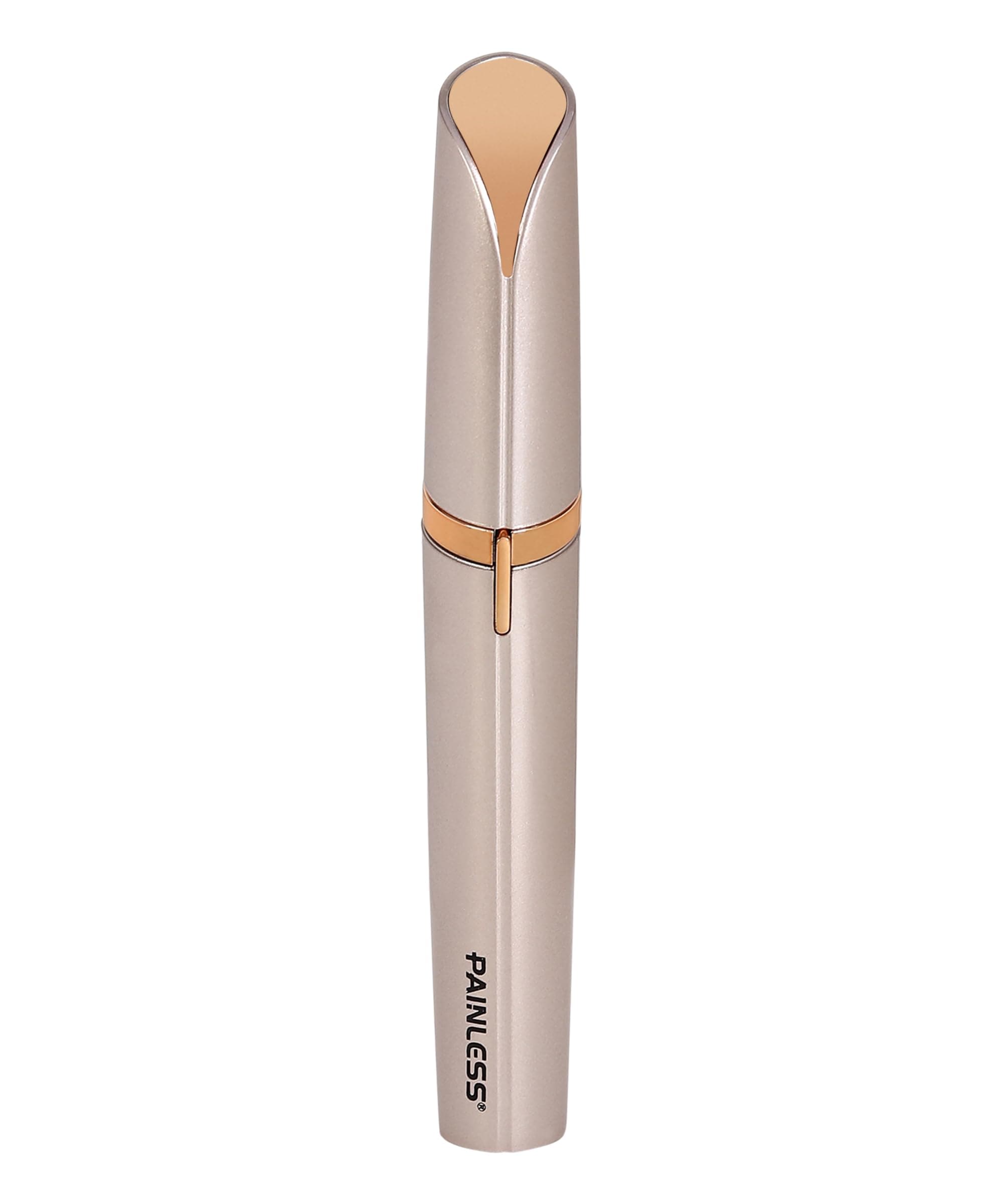 Painless Eyebrow trimmer hair remover & shaper nose trimmer (Gold) (Gold)
