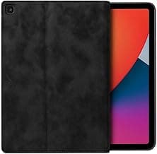 COVERBLACK Tab Magnatic Closer | Vegan Leather | Inside Imported TPU | Stand View Tablet Flip Cover Compatible for Samsung Tab A -T290 8.0 inch 2019 - Black