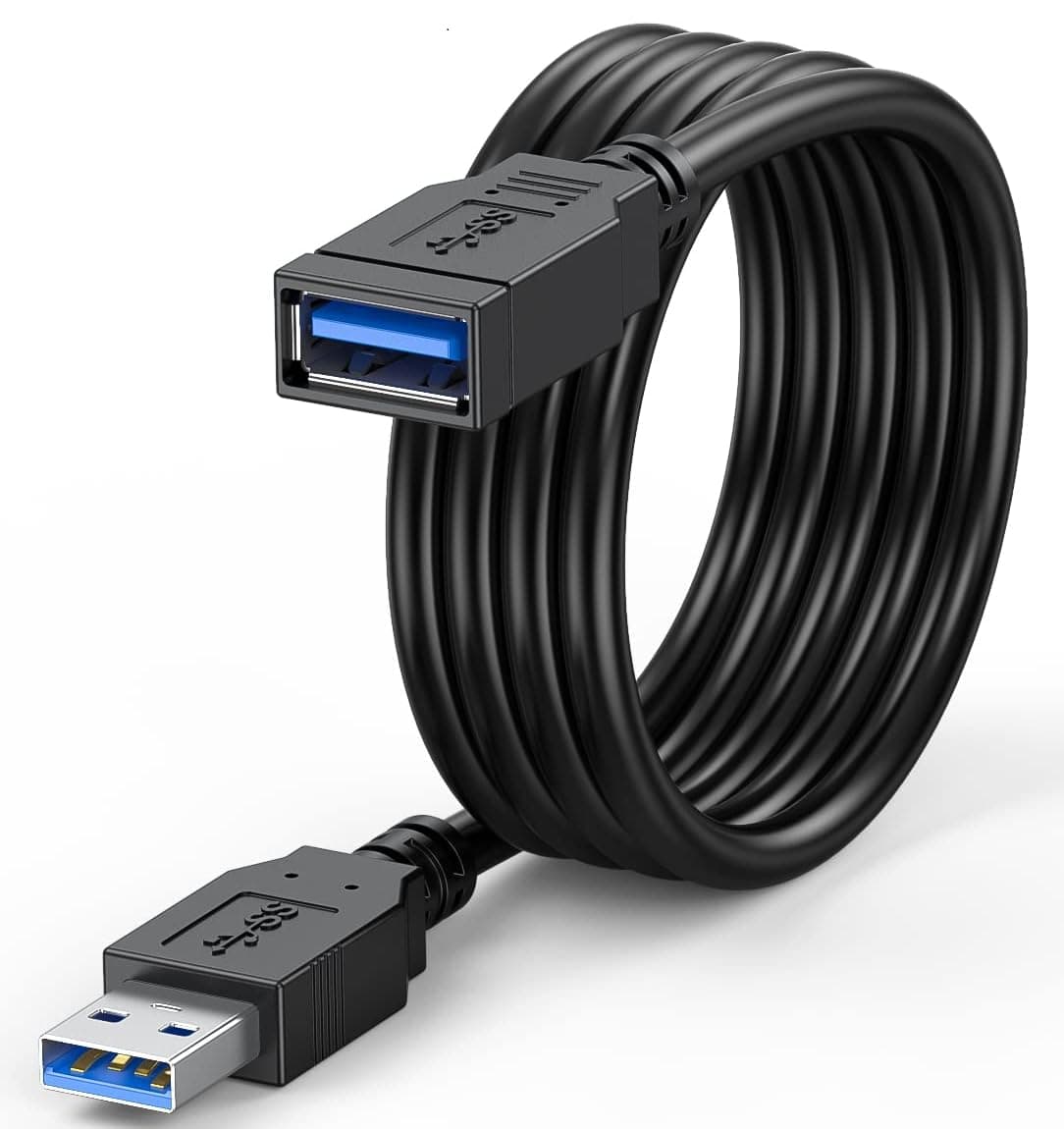 FEDUS USB Male to Female Extension Cable, 4 Meter/13Ft 2.0, A Male to A Female Extender for TV, PC, Hard Drive, Flash Drive, Mouse, Keyboard, Webcam, Scanner