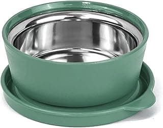 SignoraWare Monarch Mini Mate Stainless Steel Container | Airtight & Leakproof | Small Storage Box for Spices, Chutney, Snacks | Ideal for Office, School & Travel (80ml | Egreen)