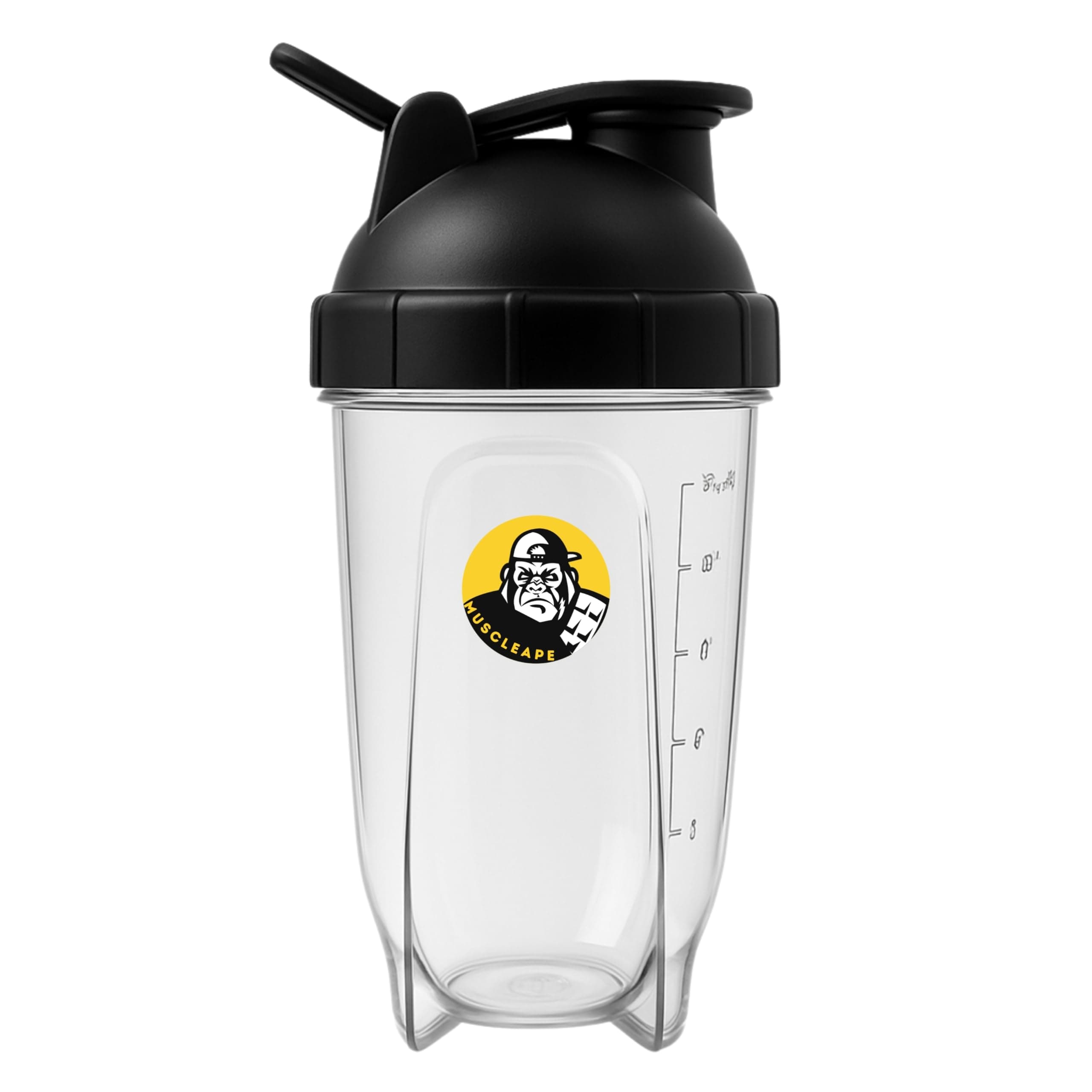 Muscleape Bullet Protein Shaker Bottle 700 ml – Leak-Proof, BPA-Free Gym Shaker with Mixing Ball, Ideal for Protein Shakes, Pre-Workout & Smoothies, for Men & Women