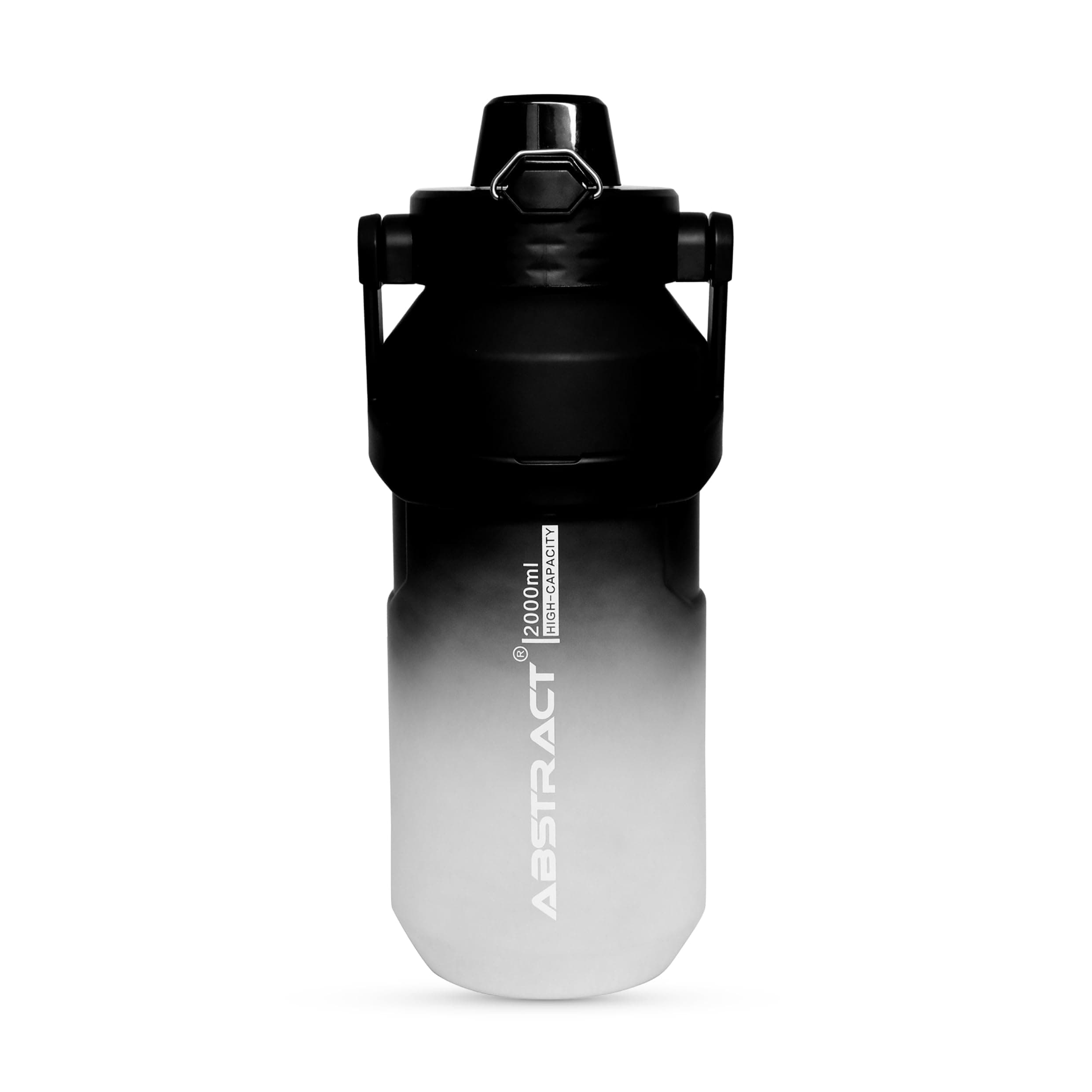 ABSTRACT Water Bottle | 2 Litre Sipper Water Bottle for Adults, Men & Women, Girls | Gym Bottle | BPA Free Plastic Bottle Sipper Bottle | 2litre Water Bottles for Fitness | 2L Hydration Bottle